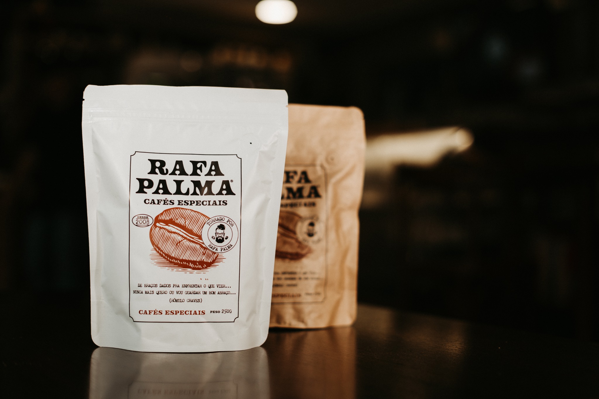 Embalagens de Café Rafa Palma
